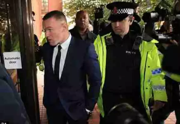 Wayne Rooney Banned From Driving For 2 Years And Given 100Hrs Community Service